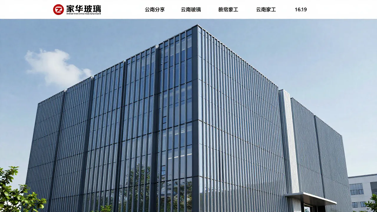 云南家华新型墙体玻璃有限公司 首页主视觉